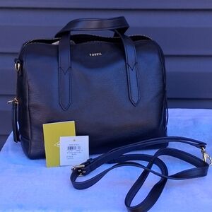 Fossil Black Handbag